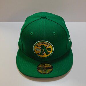 Men’s New Era Oakland Athletics Cooperstown 59FIFTY Fitted Hat – Size 7 (New)